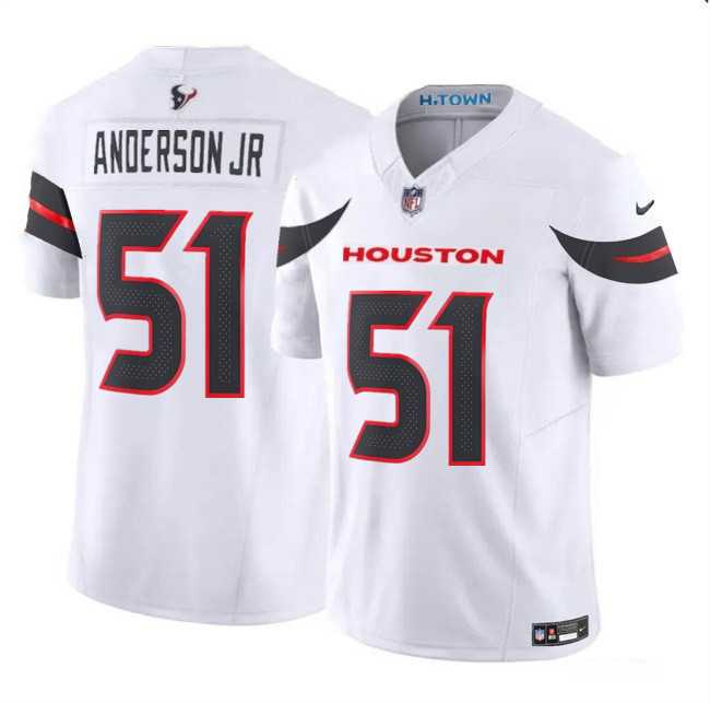 Men & Women & Youth Houston Texans #51 Will Anderson Jr. White 2024 Vapor F.U.S.E. Limited Stitched Jersey->houston texans->NFL Jersey